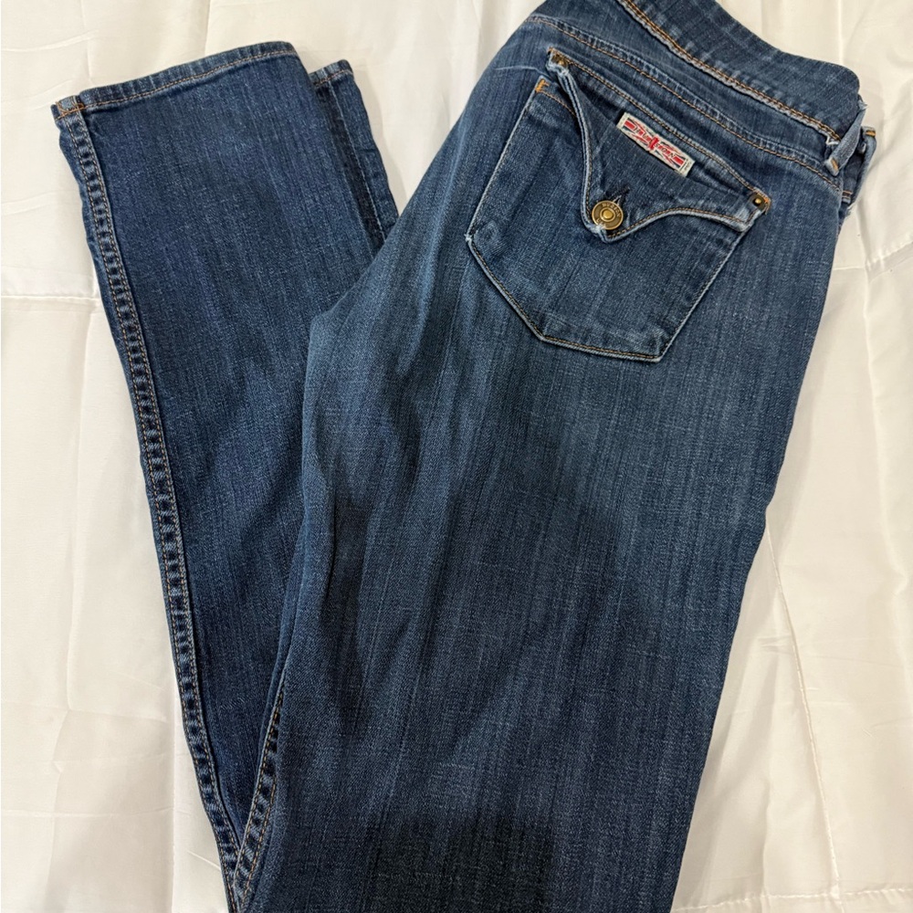 Hudson Jeans Indigo Straight Leg Denim